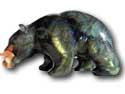 Labradorite Bear Eating Fish