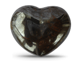 Hematite Decorative Hearts