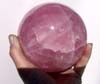 Rose Quartz Sphere Gallery Piece