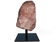 Rose Quartz Rough on Base - Medium